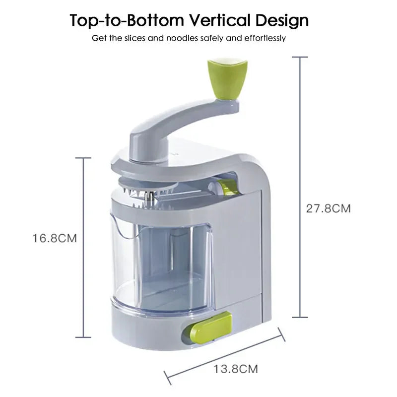 Vertical Gravity 4-in-1 Gourmet Spiralizer